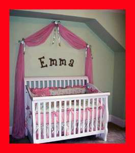 10 Personalized Wooden Nursery Letters Wall Decor Baby  