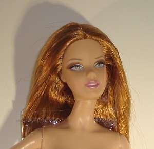   Custom Model Muse Barbie Basics Doll #7 collection 1 Red Hair  