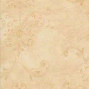 FADED TWO TONE BROWN ON BEIGE DAMASK WALLPAPER 30967610  