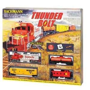   Bachmann Trains Thunderbolt Ready to Run HO Scale Train Set Toys