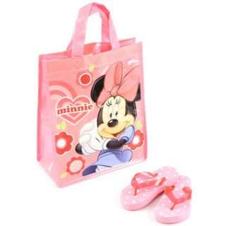 Girls Kids Beach Bag Flip Flops Disney Minnie Mouse S  