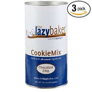 The Lazy Baker Chocolate Chip Cookie Mix, 23.5 Ounce Canisters (Pack 