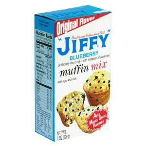 Jiffy Muffin Mix, Blueberry, 7 oz  Grocery & Gourmet Food