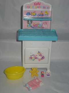 Barbie Kelly Krissy Baby Doll Diaper Changing Station Pieces  