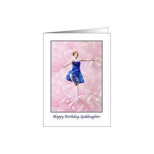  Birthday, Goddaughter, Ballet Dancer and Rose Card Health 