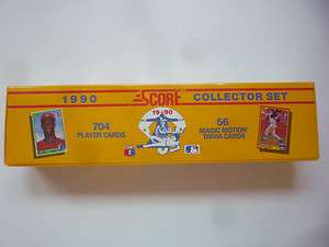 1990 SCORE BASEBALL FACTORY SET (704 CARDS)  