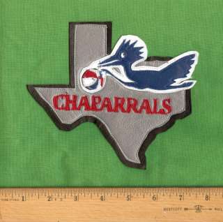 Dallas Chaparrals ABA Defunct Retro Logo Leather Patch  