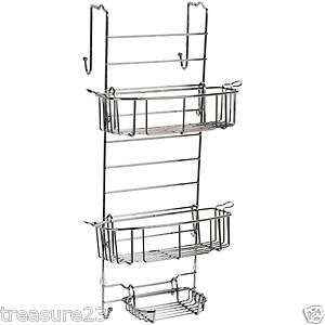   Products 7803SS Bathstyles Over the Shower Door Caddy Chrome  