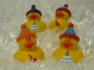 Birthday Rubber Ducks Ducky Hat Kids Party Favors 887600084902 