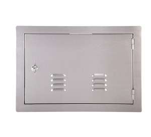 BBQ 17x24 Horizontal stainless steel door  