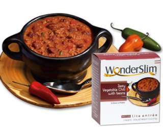 WonderSlim Chili with Beans Diet Entree   Weight Loss  