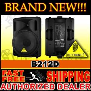 BEHRINGER B212D 12 Powered 2 Way Speaker Box 550 Watt*AUTHORIZED 