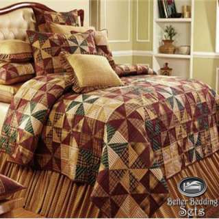   Pinwheel Twin Queen Cal King Size Quilt Cotton Bedding Set  