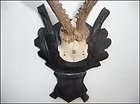 roe buck deer antlers, carved animals heads items in BLACK FOREST 