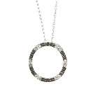 Judith Ripka Pave Diamond Circle Necklace (I, I1)  