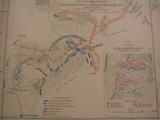 Bentonville NC Mobile AL etc 1895 Civil War folio map  