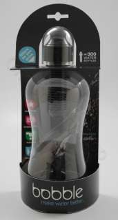 bobble water bottle and filter black 18 5 oz 550ml brand new and in 