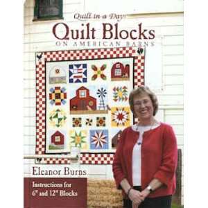 14498 BK Quilt Blocks on American Barns by Eleanor Burns of Quilt in a 