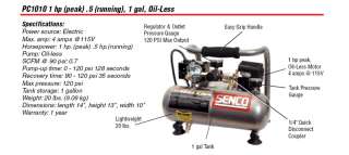  Senco PC0947/FP18KIT 18 Gauge Brad Nailer Compressor Combo 