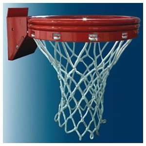 Basketball Double Rim Ultimate Breakaway Goal ORANGE RIM/WHITE NET 