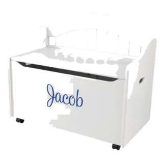 Kidkraft Toy Box Limited Edition White with Blue Jacob product details 