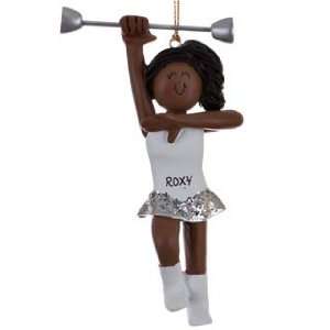 Personalized Ethnic Baton Twirler Christmas Ornament 