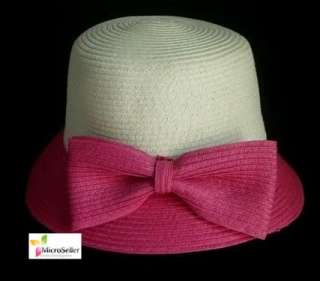 Ladies Spring Summer Straw Crusher Fashion Bucket Hat  