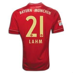  adidas Bayern Munich 11/12 LAHM Home Soccer Jersey Sports 