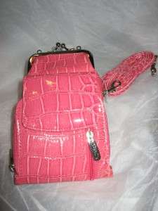 Buxton Super Snapper PINK   Ladies Wallet on a String  