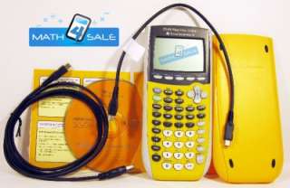   Rare Sunfire Yellow*   Ti 84 Plus Silver Edition Calculator   TI 84