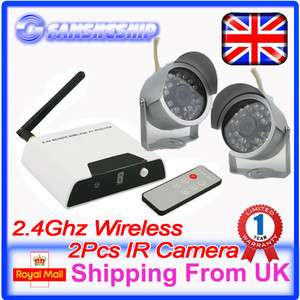 4G Wireless Home CCTV Security System w/ 2PCS Camera  