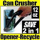 Can Crusher Bottle Soda Opener 12 oz Recycle Aluminum Bars Wall 