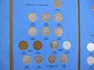 Partial Sets Canadian Nickels   5c   1922 1960   132pc   Whitman 