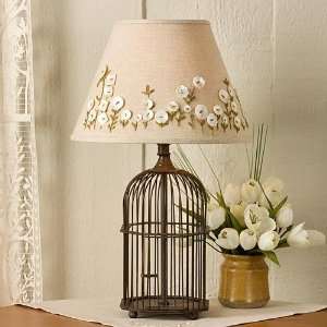  Button Bird Cage Lamp