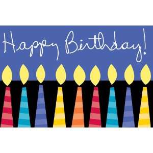 Birthday Candles Party Invitations