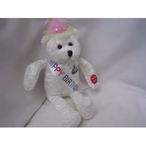  Birthday Singing Bear 13 Plush Toy ; Happy Birthday to 