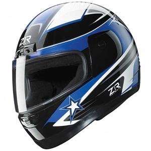  Z1R Strike Star Helmet   Medium/Black/Blue Automotive