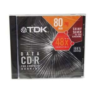    Tdk Disk, CD r 80 Min, Unbranded, Jewel,blank, 48X Electronics