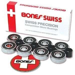  Bones Swiss skate bearings 608   8 pack