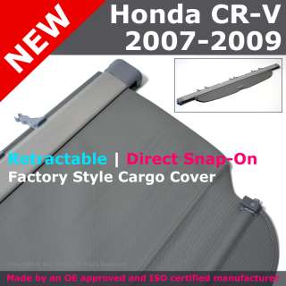    09 OEM Factory Style Retractable Grey Cargo Cover Trunk Shade  