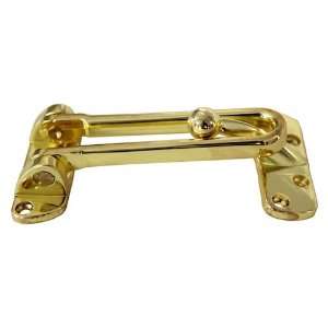    Small Door Security Guard, Polished Brass