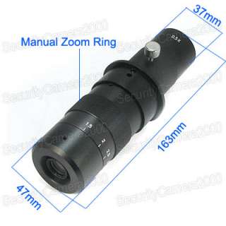 20X 180X Manual Zoom Lens for CCTV Security Camera  