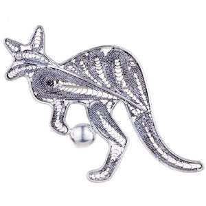    Vintage Kangoroo 925 Sterling Silver Pin Brooches Pugster Jewelry