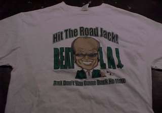 HIT THE ROAD JACK Nicholson BOSTON CELTICS Beat LA (XL) T Shirt  