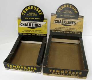   Store Display Paper Board Boxes EMPTY Tennessee Chalk Lines 2   