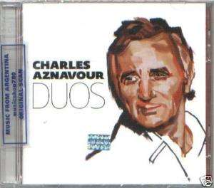 CHARLES AZNAVOUR, DUOS. FACTORY SEALED 2 CD SET. IN FRENCH AND ENGLISH 