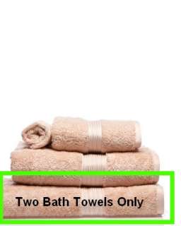   Two Christy Elegance Cotton Blend Bath Towels   Antique Rose  