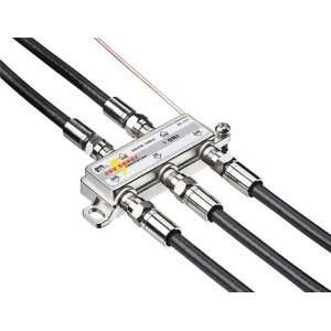  Cable Splitter Cable Splitter,4 Way,F Type,1 GHz 