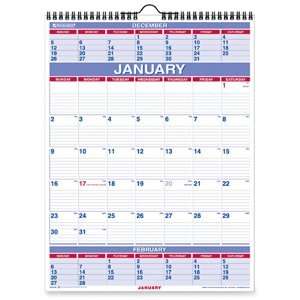    At A Glance 3 Months Per Page Wall Calendar