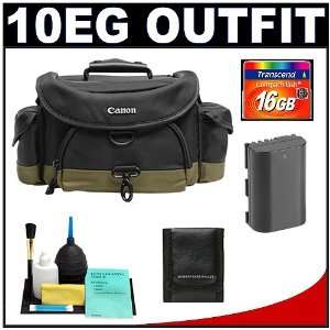  Canon 10EG Digital SLR Camera Case Gadget Bag + 16GB Card 